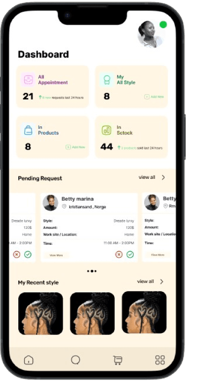 Mobile Dashboard